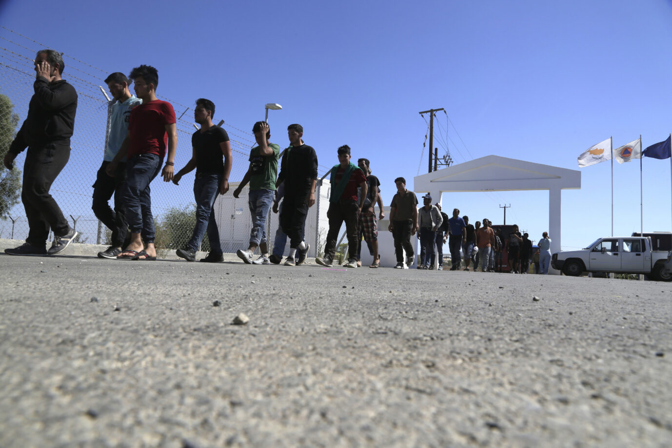 Migranten kommen in Zypern an (Archivbild)