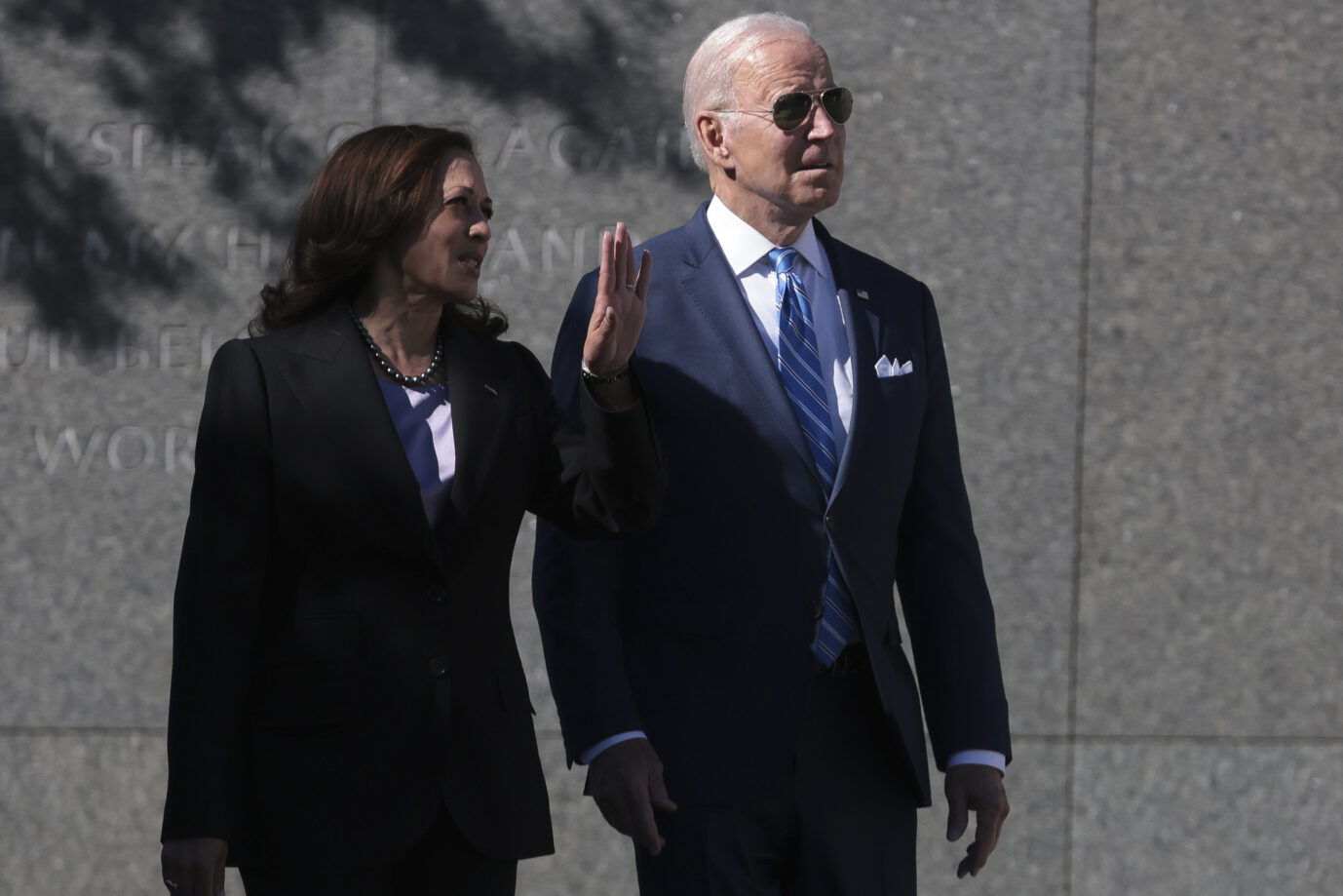 US-Präsident Joe Biden und seine Stellvertreterin Kamala Harris: Beiden verzeichnen mehr Ablehnung als Zustimmung