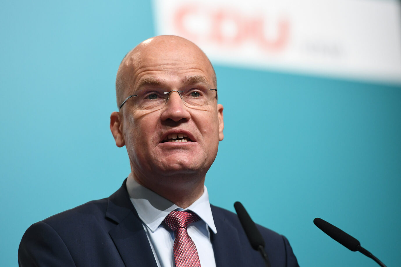 Der Vorsitzender der Unionsfraktion im Bundestag, Ralph Brinkhaus (CDU): Den Koalitionsvertrag der Ampel-Regierung verorte er beim Thema Migration „ganz weit links“