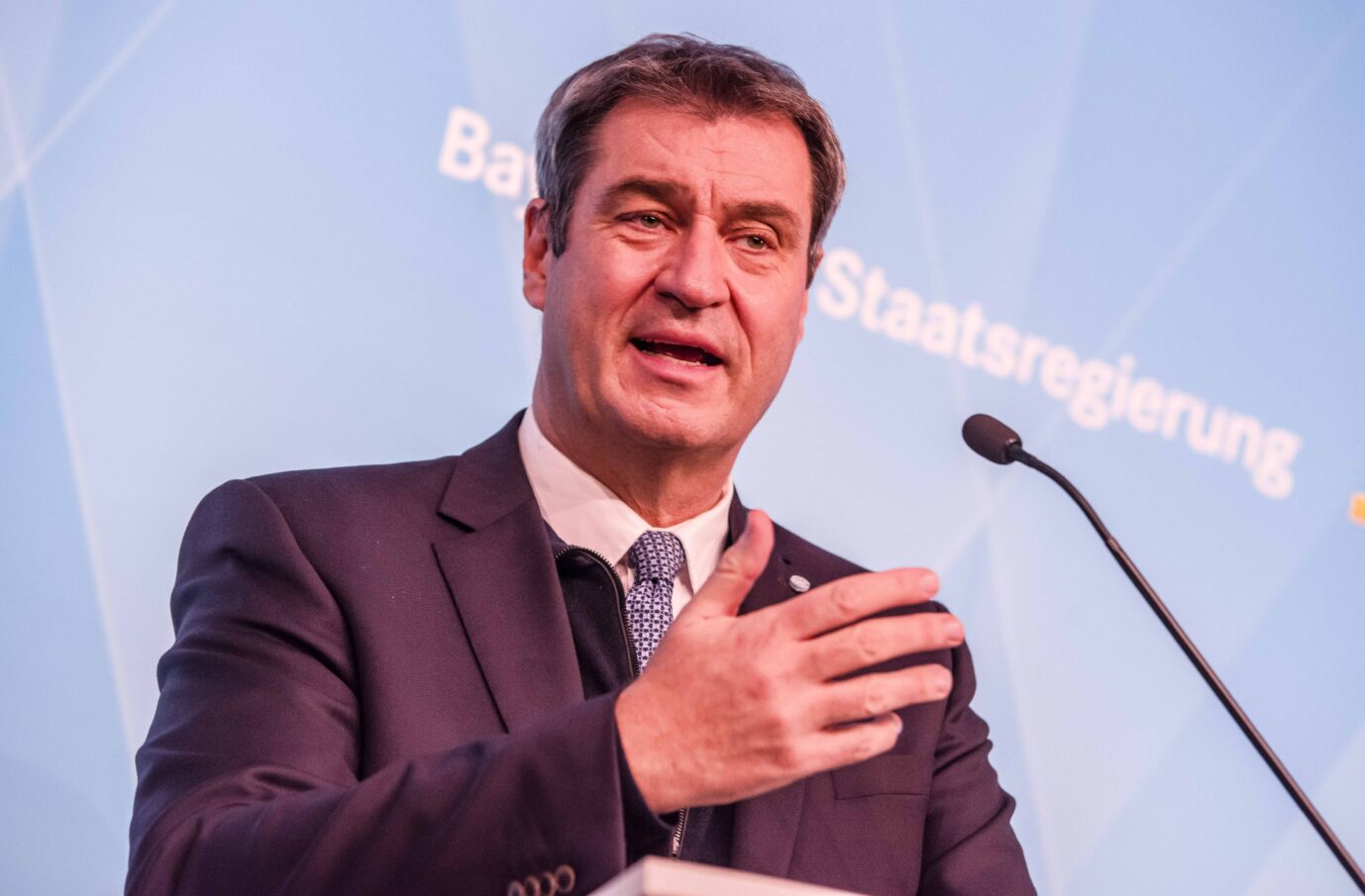 Bayerns Ministerpräsident Markus Söder (CSU) plädiert für eine Impfpflicht für Fußballprofis Foto: picture alliance / ZUMAPRESS.com | Sachelle Babbar