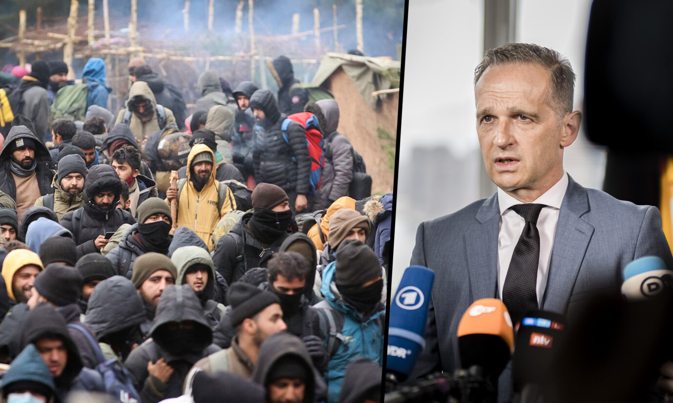 Migranten an der weißrussisch-polnischen Grenze, Außenminister Heiko Maas (SPD)