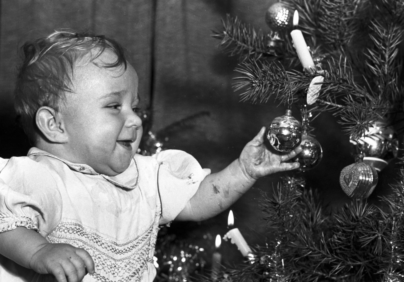 Die wenigsten Familien konnten sich am ersten Heiligabend nach dem Zweiten Weltkrieg über einen Weihnachtsbaum freuen Foto: picture-alliance / Heinz-Juergen Goettert | Heinz-Juergen Goettert