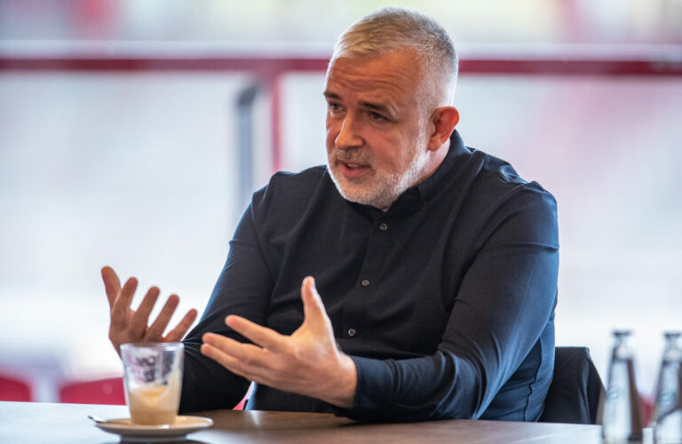 Der Präsident des FC Union Berlin, Dirk Zingler, hat genug von der Corona-Politik der Bundesregierung Foto: picture alliance/dpa | Andreas Gora