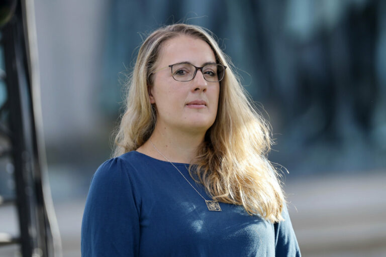 Die Kandidatin für den Posten der Grünen-Fraktionschefin, Katharina Dröge: Bei ihrer Partei stehen mehrere Personalentscheidungen aus