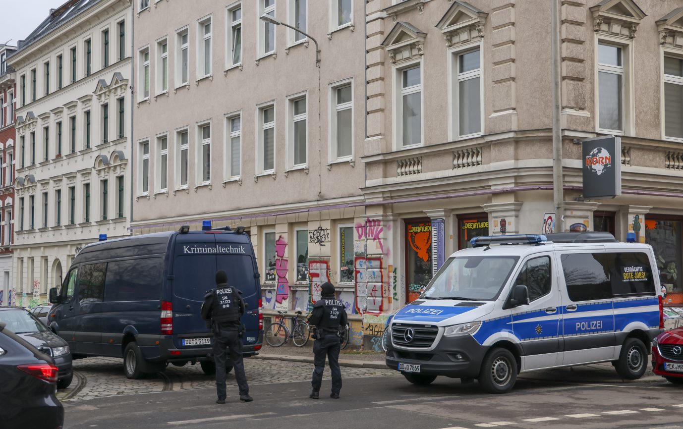 Razzia gegen Linksextremisten in Leipzig-Connewitz