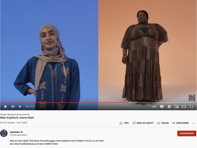 YouTube-Video des Funk-Formats „Datteltäter“: Ein Hijab stehe für Freiheit und Feminismus