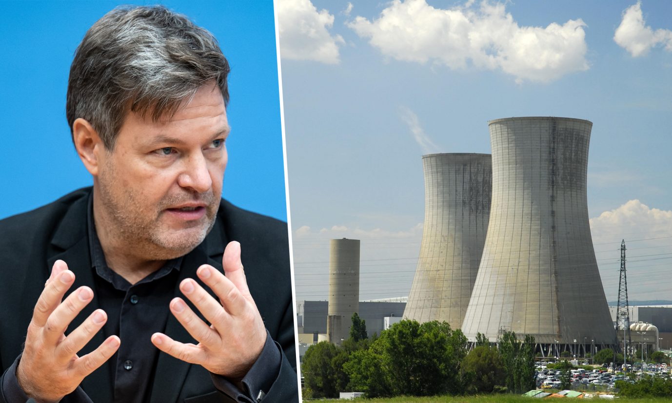 Wirtschaftsminister Robert Habeck (Grüne), Atomkraftwerk Tricastin in Frankreich