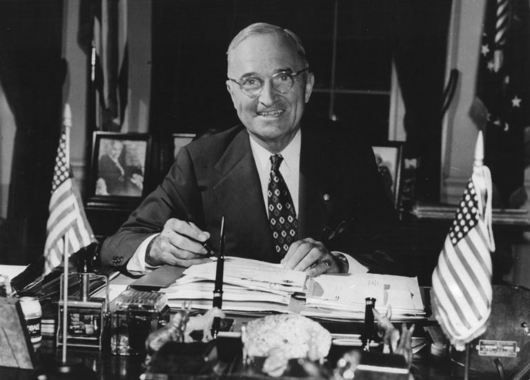 US-Präsident Harry Truman wollte den Kommunismus eindämmen Foto: picture-alliance / UPI / dpa