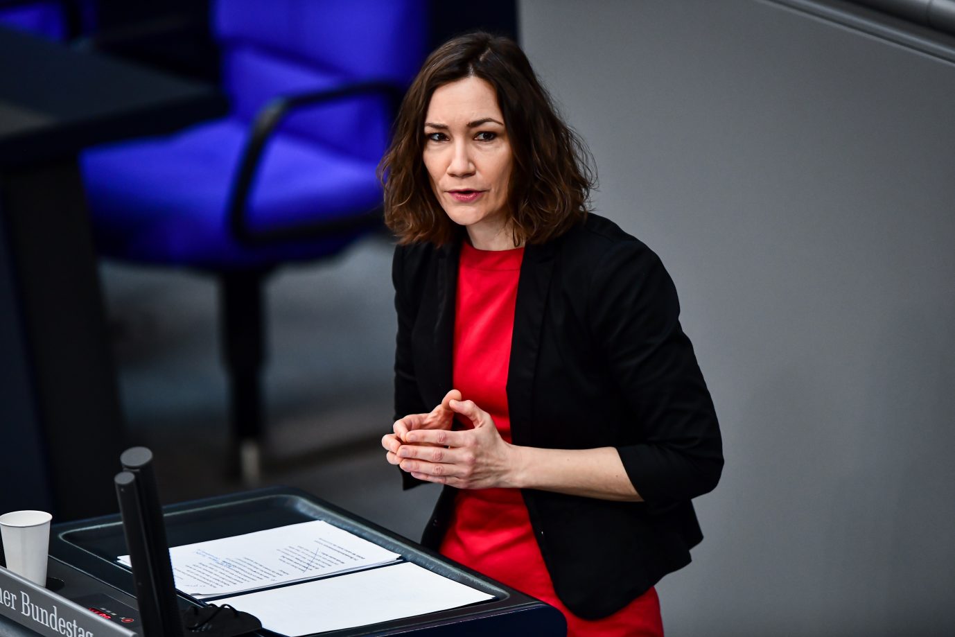 Bundesfamilienministerin Anne Spiegel (Grüne) steht in der Kritik Foto: picture alliance/dpa | Fabian Sommer