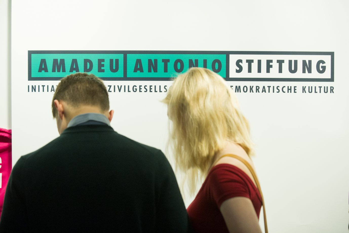 Logo der Amadeu-Antonio-Stiftung: Projekte sollen verstetigt werden (Symbolbild) Foto: picture alliance / SvenSimon | Elmar Kremser/SVEN SIMON