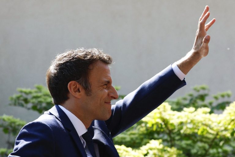 Frankreichs Präsident Emmanuel Macron: Er gewinnt die Stichwahl um sein Amt
