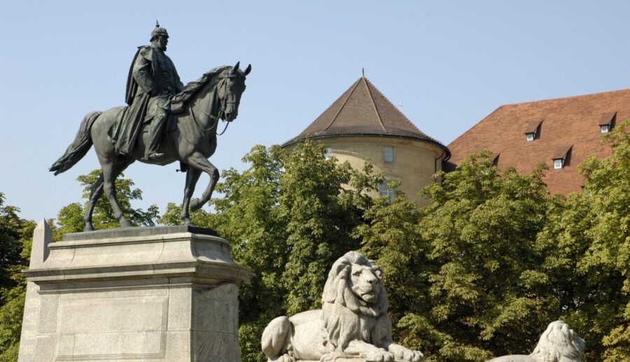 Denkmal für Kaiser Wilhelm I. auf dem Stuttgarter Karlsplatz
