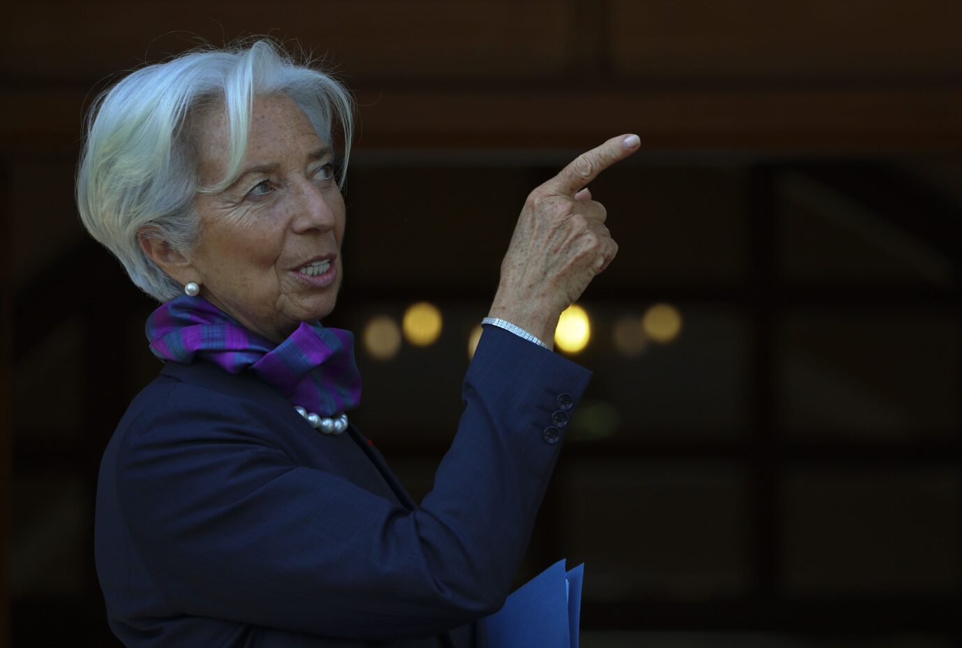 Fingerzeig: Christine Lagard hat ein weiteres Signal für den digitalen Euro gegeben. Foto picture alliance / NurPhoto | Danil Shamkin