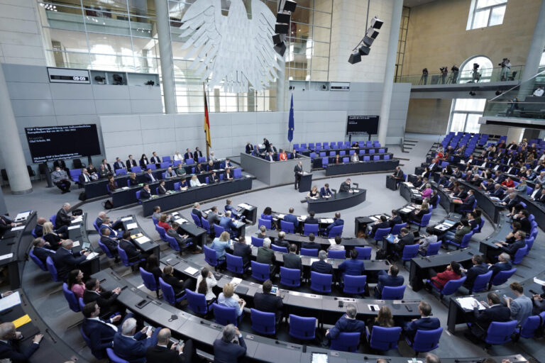 Plenarsaal des Bundestags