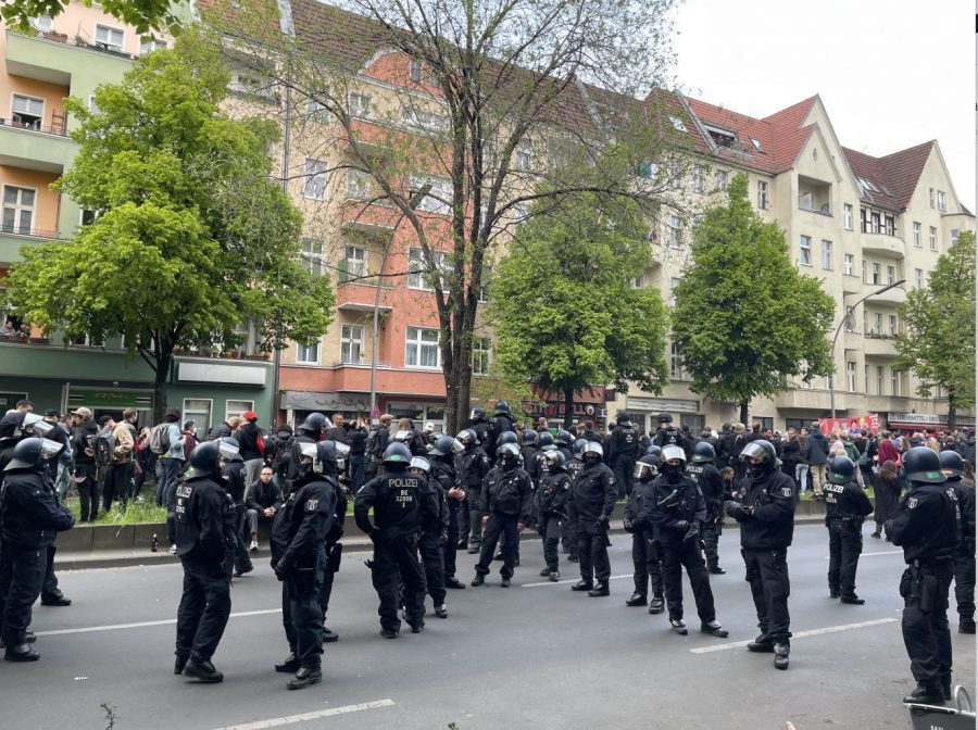 5.500 Polizisten waren am 1. Mai in Berlin im Einsatz