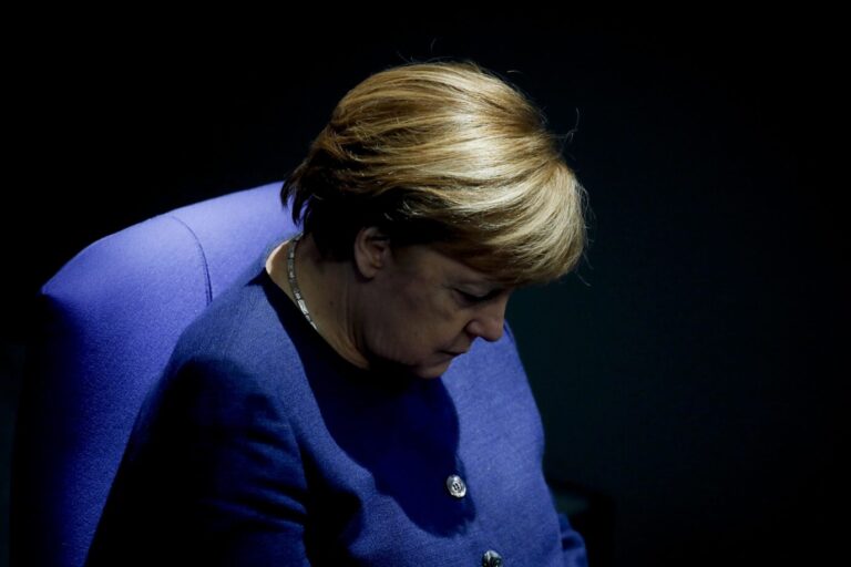 Angela Merkel: Über ihre Einmischung in die Thüringen-Wahl auf einer Pressekonferenz der Bundesregierung wurde nun geurteilt Foto: picture alliance / ASSOCIATED PRESS | Markus Schreiber