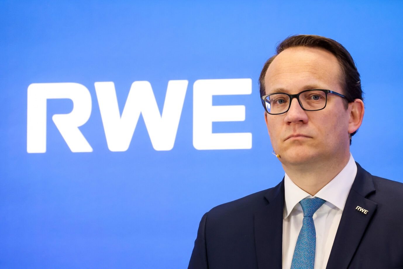 RWE- Vorstandschef Markus Krebber: Es werde vermutlich drei bis fünf Jahre dauern, bis die Energieengpässe überwunden sind Foto: picture alliance / Rupert Oberhäuser | Rupert OberhÃ¤user