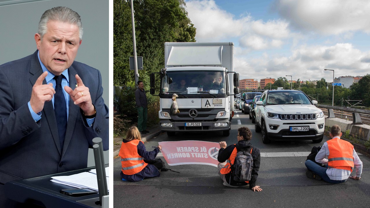 Der CDU-Bundestagsabgeordnete Klaus-Peter Willsch übt scharfe Kritik an den Autobahn-Blockierern und Aktivisten der "Letzten Generation", die sich auf Straßen festkleben.