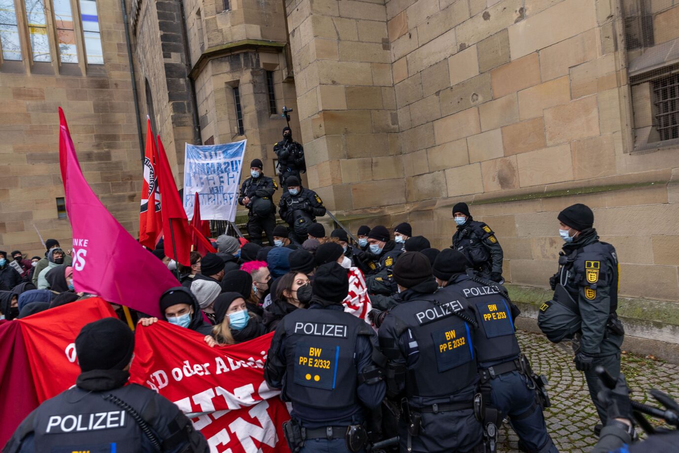 Linksextreme Antifaschistische-Demo in Stuttgart: Deutlich mehr Straftaten Foto: picture alliance / Eibner-Pressefoto | DROFITSCH/EIBNER
