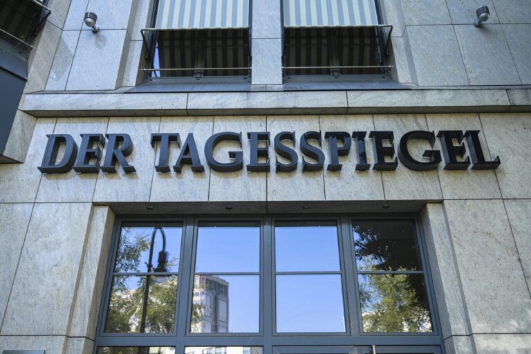 Tagesspiegel-Gebäude in Berlin: Mit unlauteren Mitteln gegen eine unbequeme Journalistin Foto: picture alliance / imageBROKER | Schoening