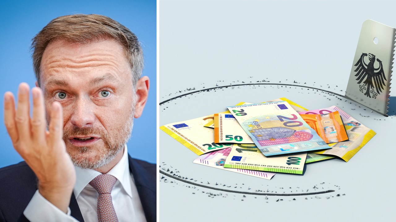 Bundesfinanzminister Christian Lindner erhält Spenden von Steuerzahlern, um die Schulden tilgen zu können.