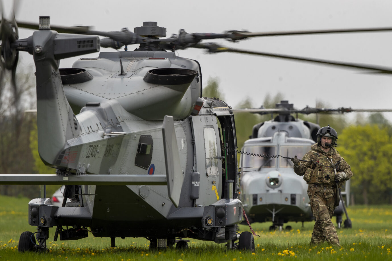 Britische Soldaten nehmen an einem Nato-Manöver teil Foto: picture alliance / ASSOCIATED PRESS | Uncredited