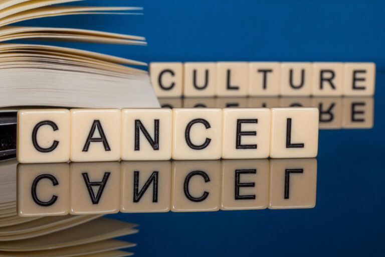 Symbolbild „Cancel Culture“, Quelle: Picture Alliance / CHROMORANGE / Udo Herrmann