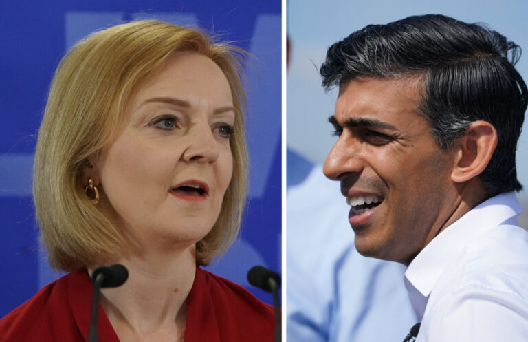 Liz Truss und Rishi Sunak: Rennen um den Vorsitz der Tories ist eröffnet Foto: picture alliance / empics | PA