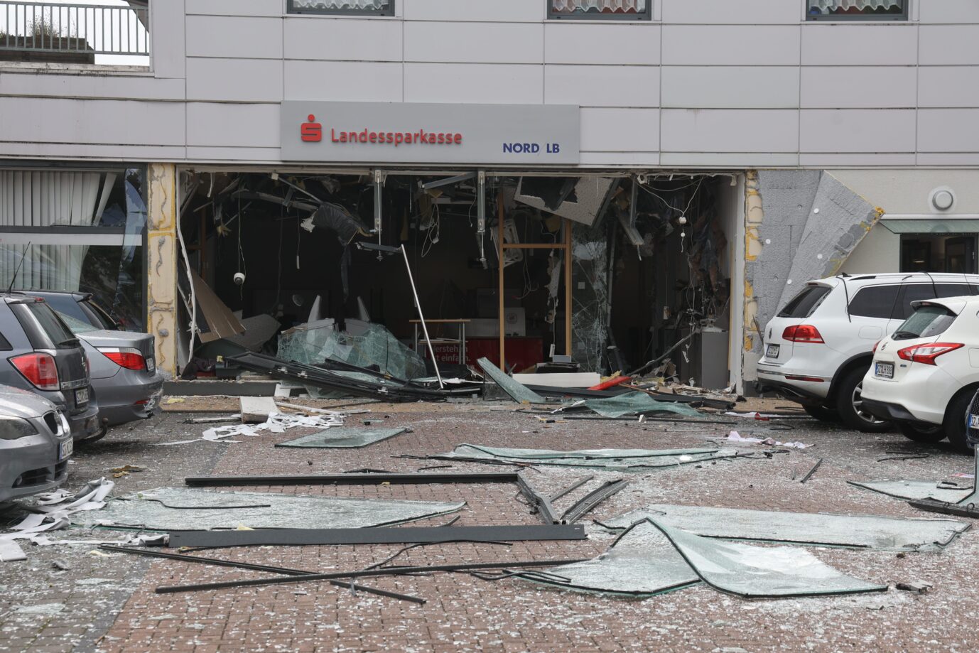 Ein Geldautomat im niedersächsischen Salzgitter wurde Anfang August gesprengt. Foto: picture alliance/dpa | Rudi Karliczek