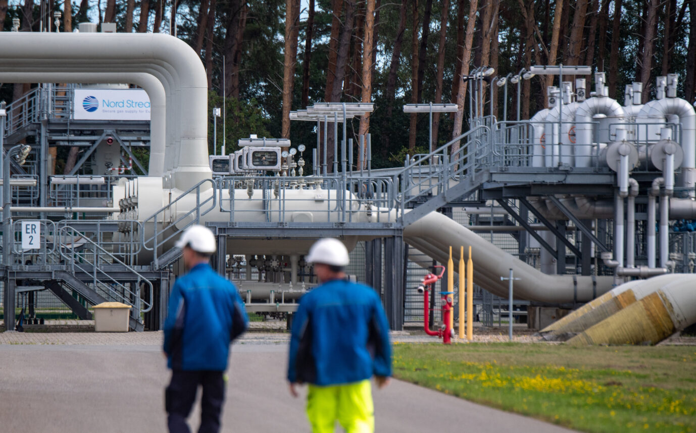 Derzeit fließt kein Gas durch Nord Stream 1 Foto: picture alliance/dpa | Stefan Sauer