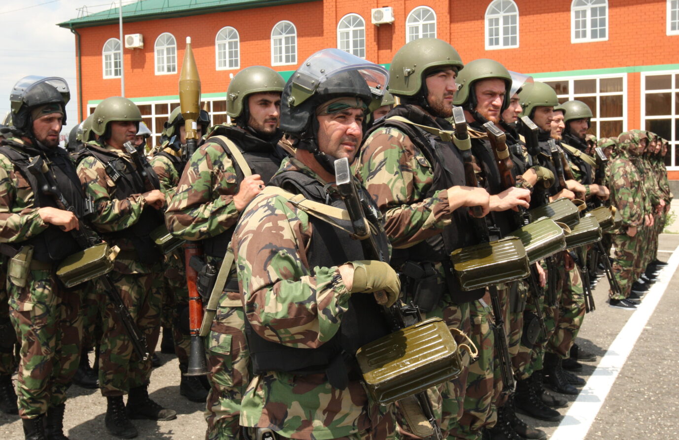 Einheiten des tschetschenischen Machthabers Kadyrow (Archivbild) Foto: picture alliance / dpa | Kasumov Ruslan