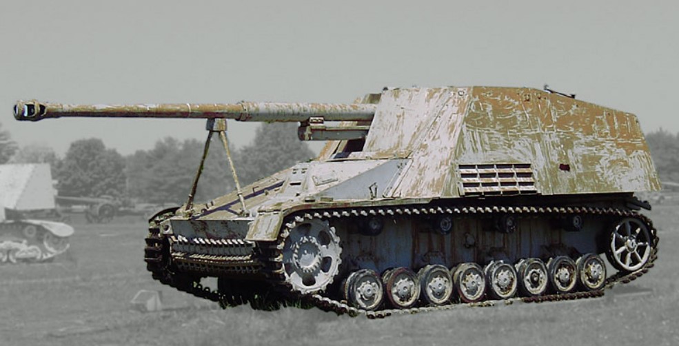 Ein Panzerjäger "Nashorn" im US Army Ordnance Museum in Aberdeen Foto: Wikimedia / Fat yankey / CC BY-SA 2.5