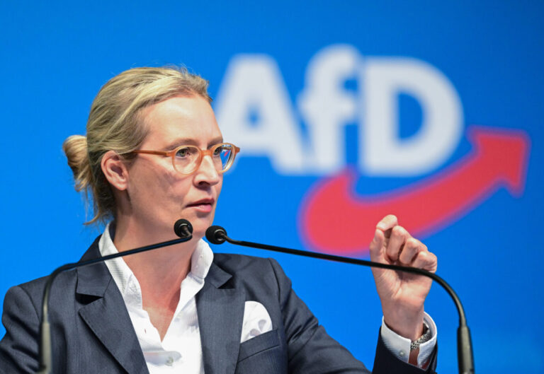 AfD-Chefin Alice Weidel: „Wenn wir für unsere Freiheit nicht einstehen, nicht für sie kämpfen, laufen wir Gefahr, sie zu verlieren“