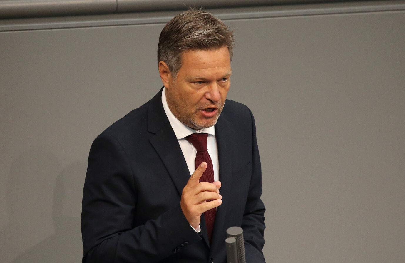 Wirtschaftsminister Robert Habeck (Grüne) steht in der Kritik Foto: picture alliance/dpa | Wolfgang Kumm
