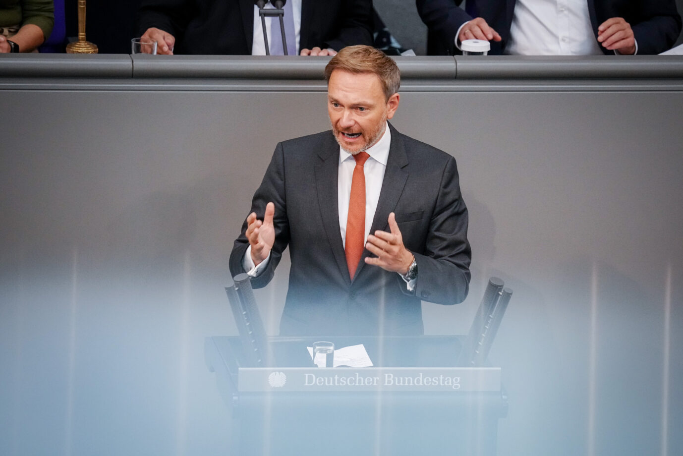 Bundesfinanzminister Christian Lindner verhandelt über die Gasumlage