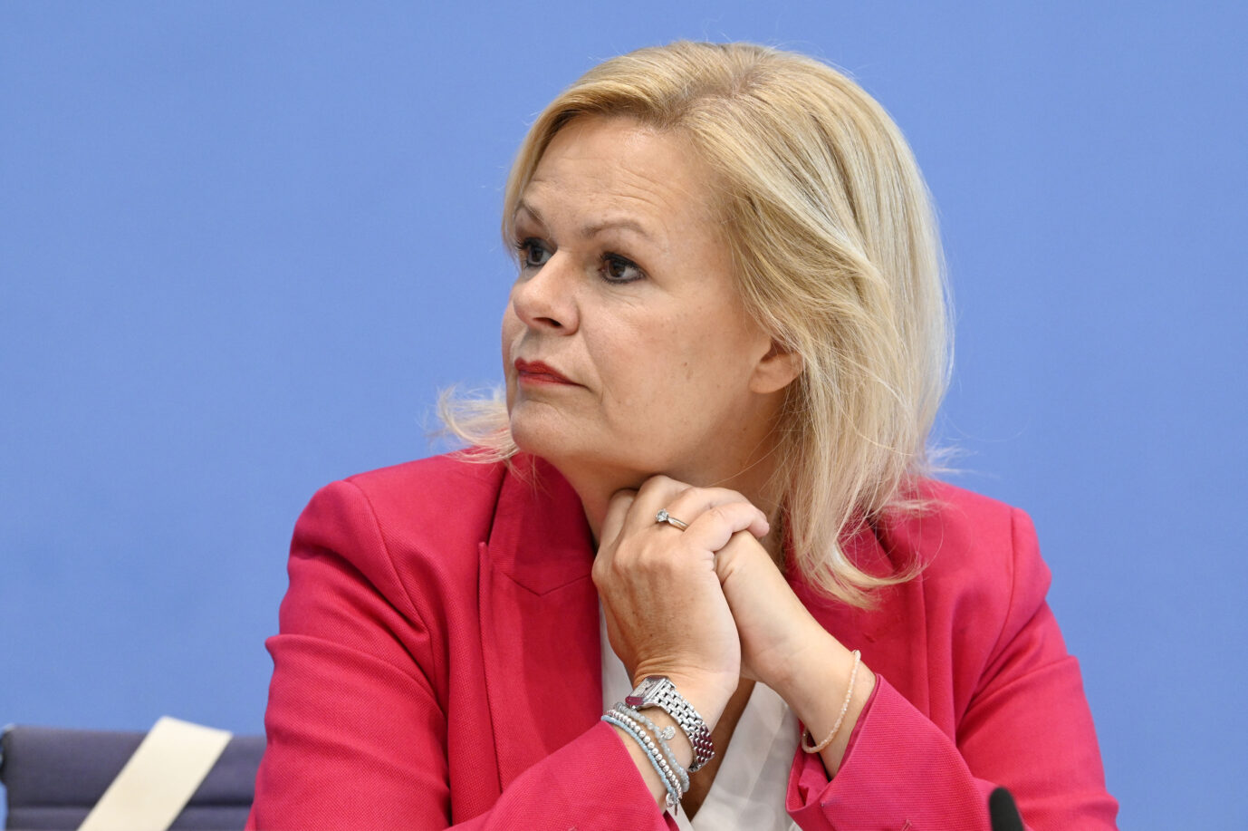 Bundesinnenministerin Nancy Faeser (SPD) sorgt sich um die Cyber-Sicherheit