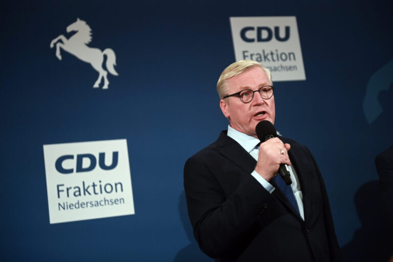 CDU-Spitzenkandidat Bernd Althusmann muß die Wahlschlappe verkraften