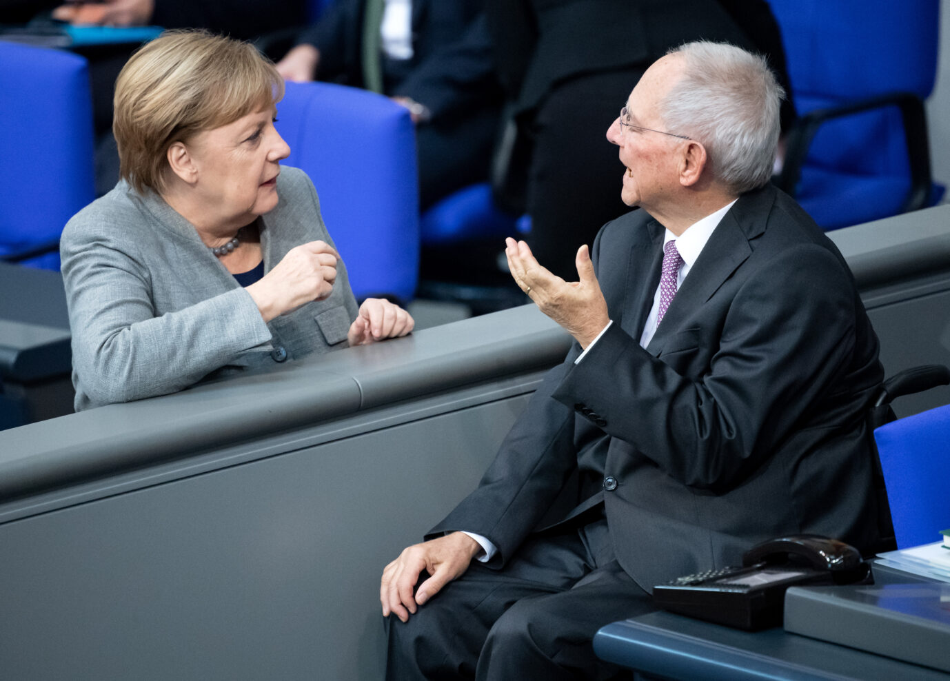 Ex-Bundeskanzlerin Angela Merkel (CDU) und Christdemokrat Wolfang Schäuble