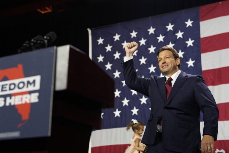 Ron DeSantis nach seinem Wahlsieg in Florida für die Republikaner