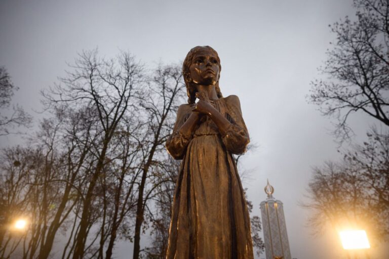 Denkmal zur Erinnerung an den Holodomor in der Ukraine