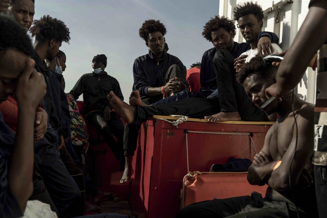 Die Migranten auf dem Versorgerschiff "Ocean Viking" befinden sich auf dem Weg nach Frankreich, weil sie in Italien nicht an Land gehen dürfen