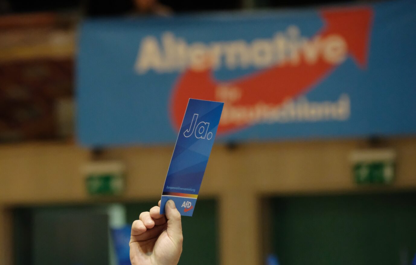 AfD-Stimmkarte (Symbolbild): Die CDU votierte im Bautzener Kreistag für einen AfD-Antrag zu neuen Integrationsrichtlinien