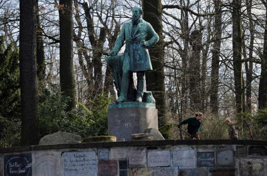Das Denkmal von Friedrich Ludwig Jahn in Berlin: Der Pädagoge ist als „Turnvater“ bekannt