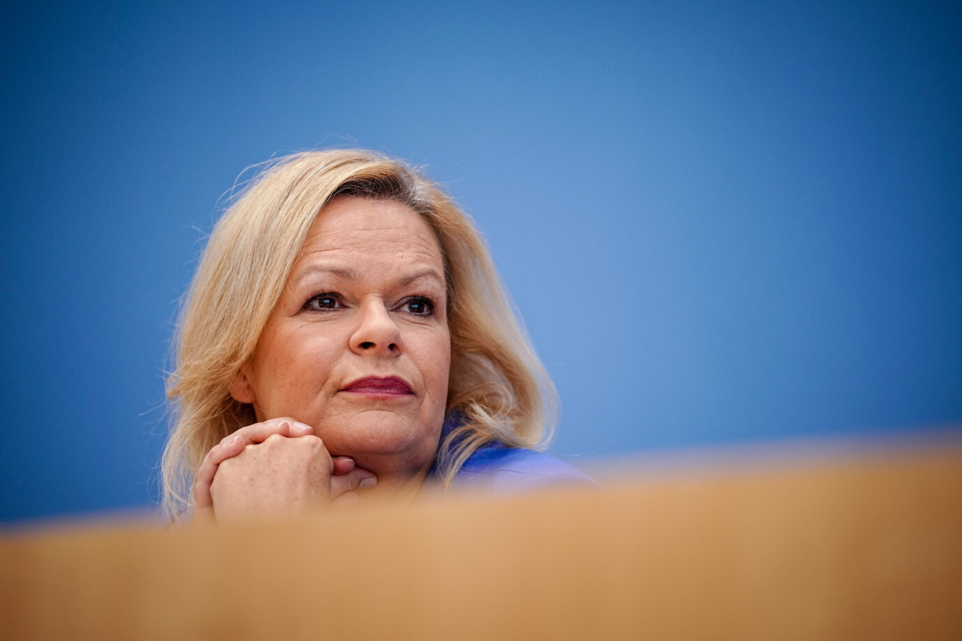 Bundesinnenministerin Nancy Faeser (SPD): Ihre Pläne zu Chatkontrollen sorgen für Unmut bei der FDP