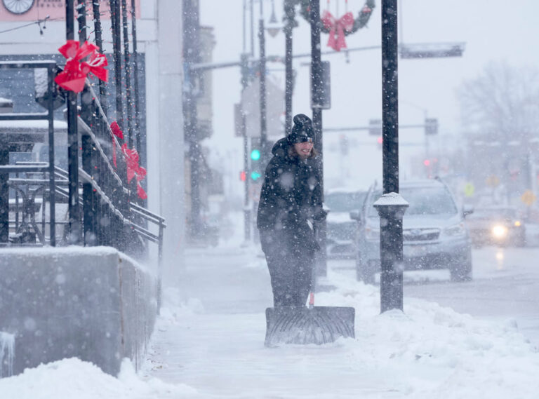 Ein Bild aus Appleton in Wisconsin, USA. Hier wird die Extrem-Kälte besonders zuschlagen.