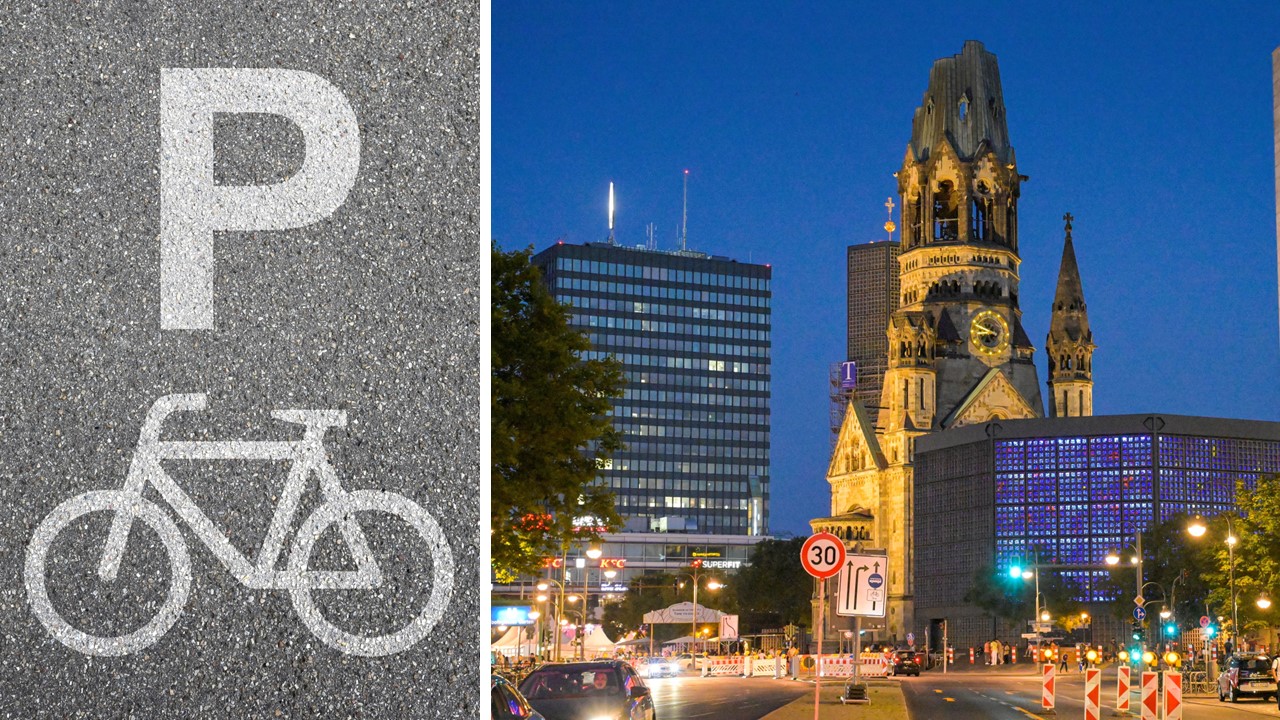 Kampf gegen Autofahrer: In Berlin sollen Fahrräder jetzt auf Pkw-Parkplätzen abgestellt werden.