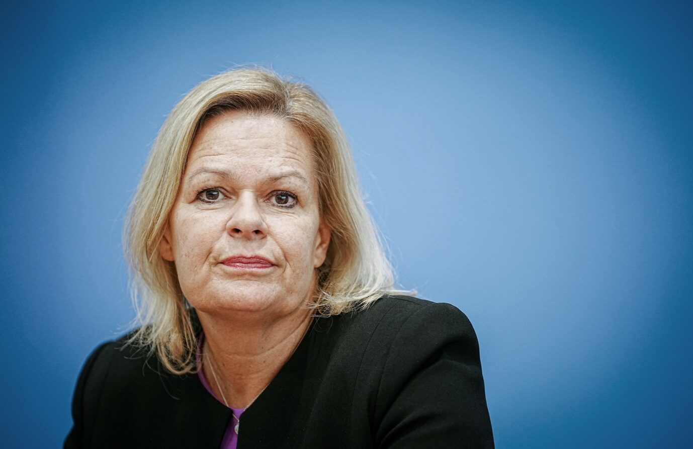 Bundesinnenministerin Nancy Faeser (SPD): Sie möchte die Hürden für die Einbürgerung von Ausländern senken