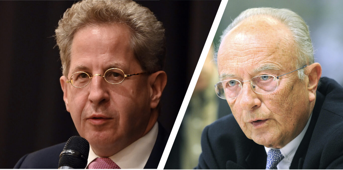 Hans Georg Maaßen und Rupert Scholz, beide CDU, stehen für eine konservative Union