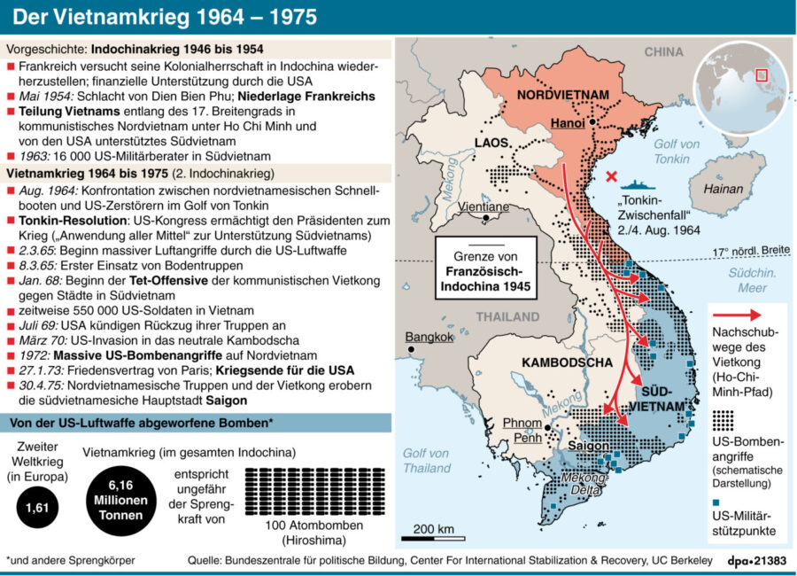 Daten und Fakten zum Vietnamkrieg 