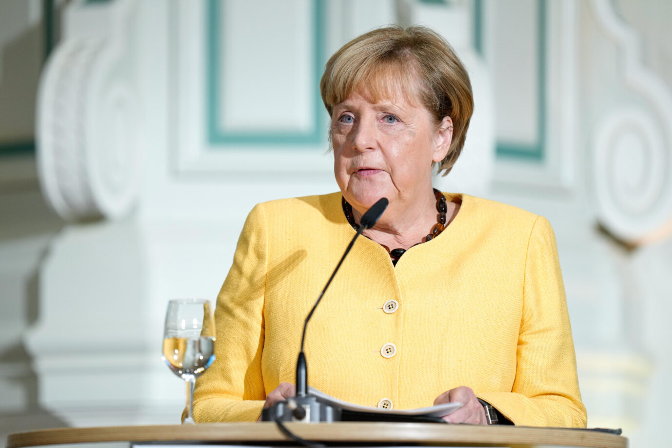 Altkanzlerin Angela Merkel: Sie erhält den Unesco-Friedenspreis